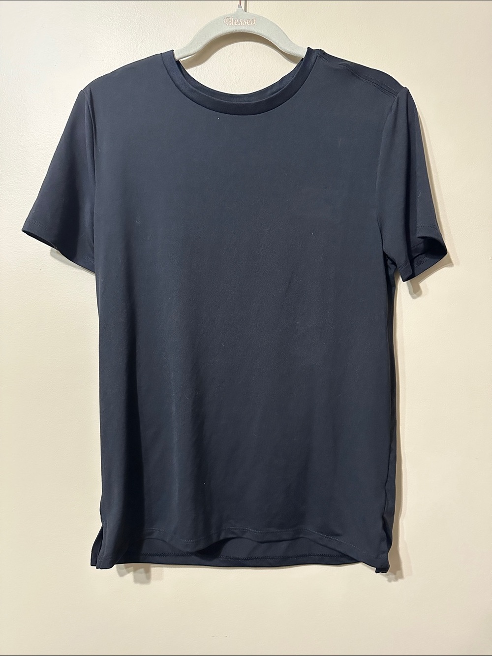 All in Motion Men's Black Dryfit Crew Neck T-Shirt